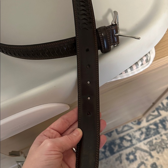 Cole Haan Men's Brown Leather Belt - Picture 5 of 7